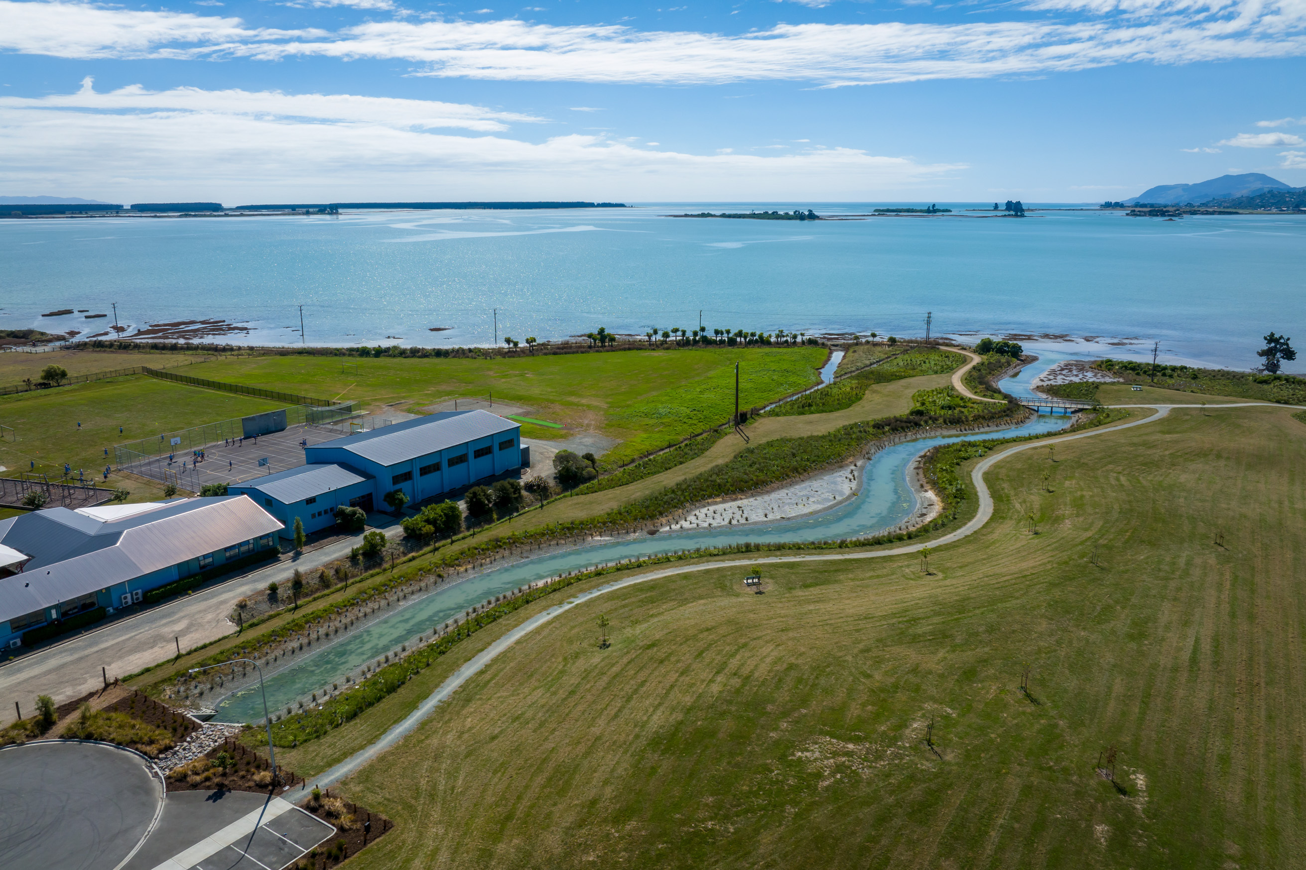 Estuary Place industrial development stormwater management